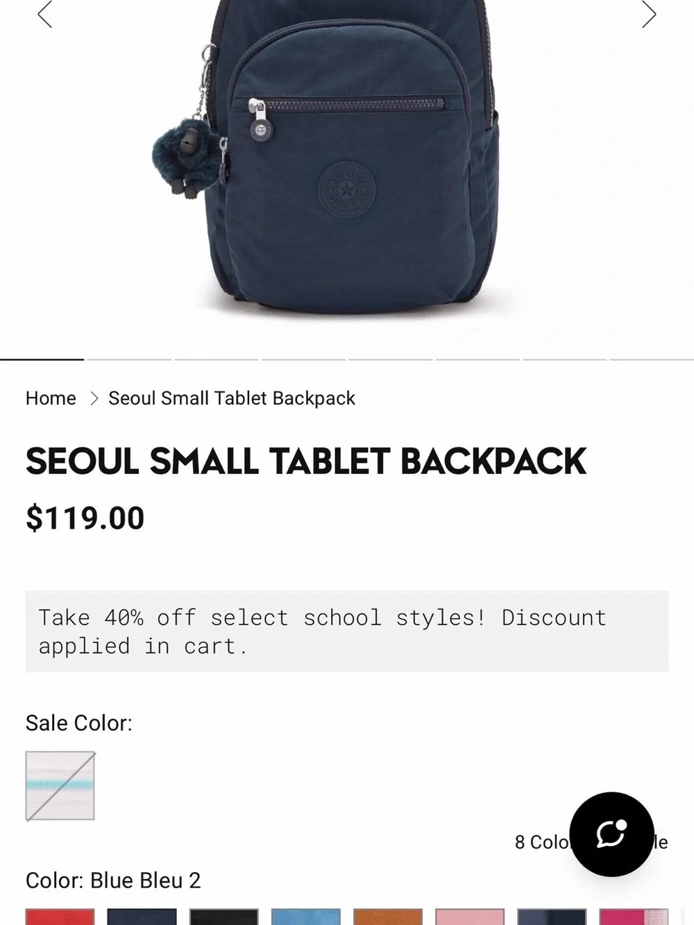 Kipling Women's Seoul Small Tablet Backpack